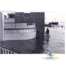 Emmerich 1969-1970 Hoogwater Rijn promenade(3)